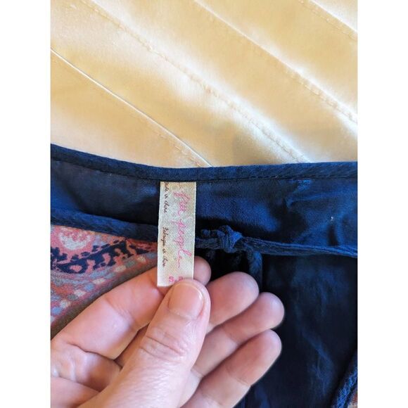 Free people Marla dreams butterfly poncho dress sz xs euc - Picture 4 of 6